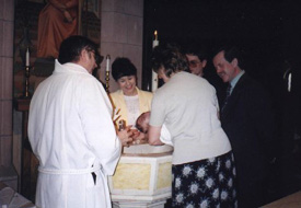 Christening ceremony, Feb 28, 1999